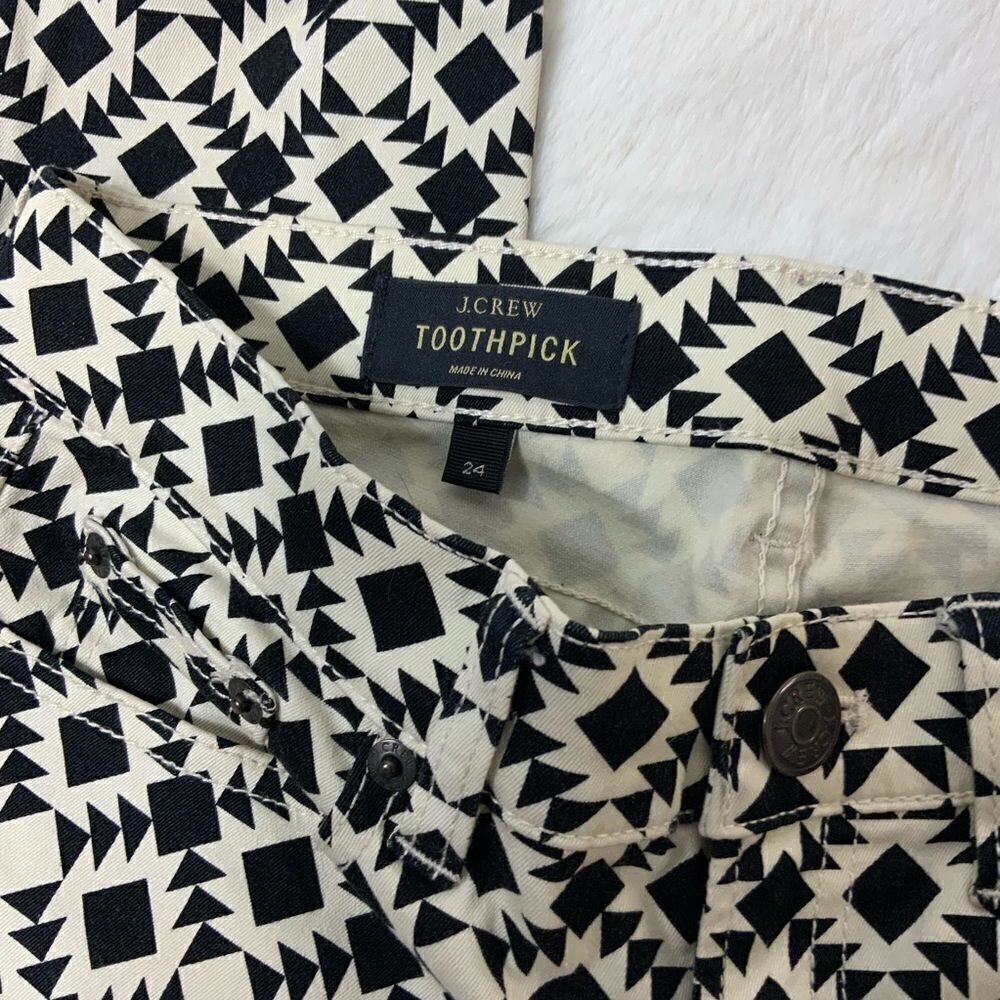 J. Crew Aztec print toothpick jeans - Picture 4 of 4